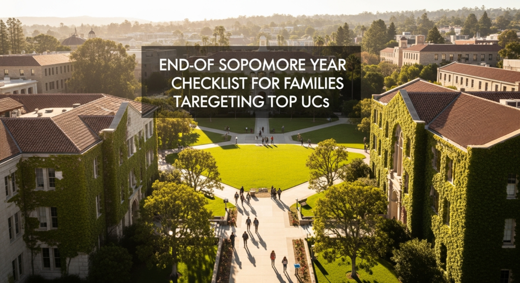 End of Sophomore Year Checklist for Families Targeting Top UCs - editorial-1 - Coach Tony Le egelloC