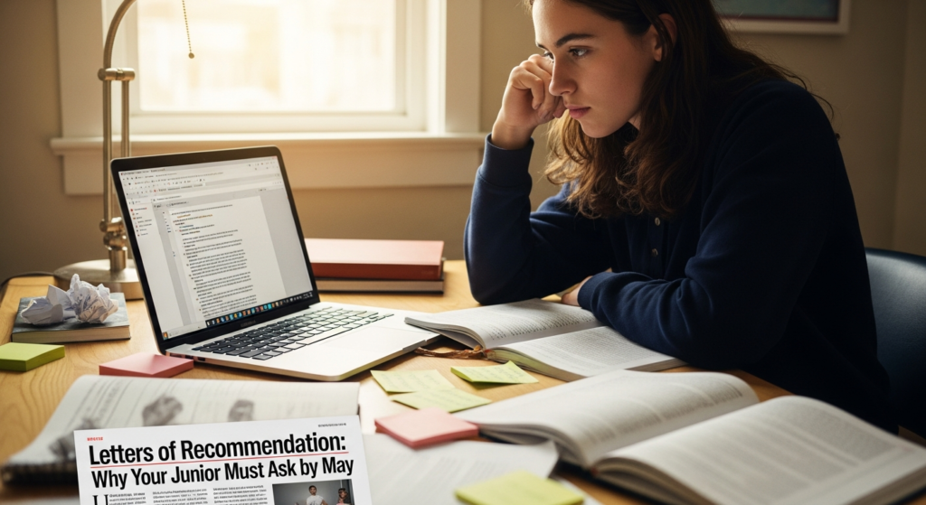 Letters of Recommendation: Why Your Junior Must Ask by May - editorial-1 - Coach Tony Le egelloC