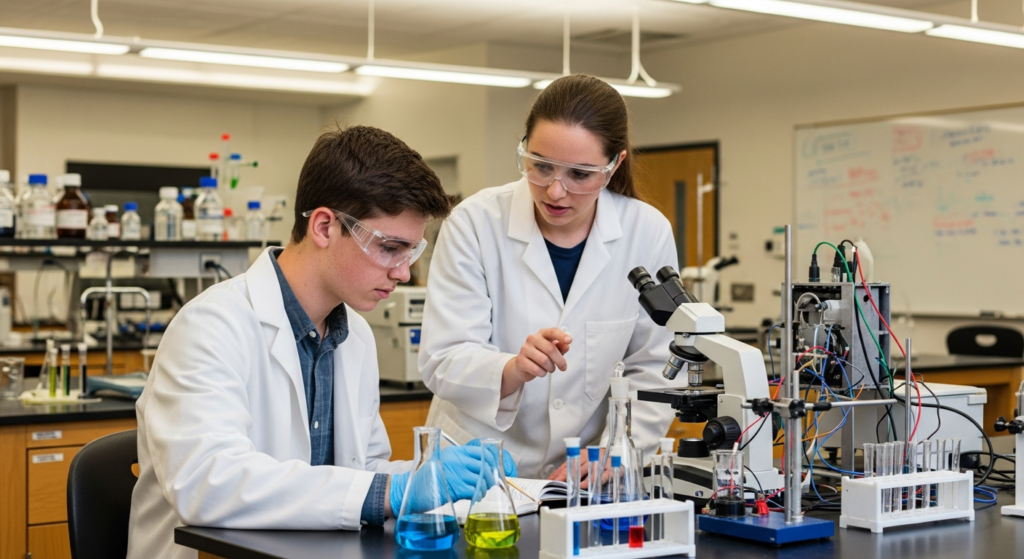 Summer Research Programs for Rising Juniors: 2026 Deadlines You Can Still Hit - Junior in university research lab setting - Coach Tony Le egelloC